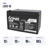 Wheelchair battery Long LG12-12 12V 12Ah GEL – key specs