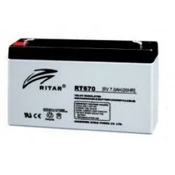 Ritar RT670. Battery for UPS Ritar 7Ah 6V