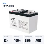 Bateria para lavadora de pavimentos Ritar EV12-100S 12V 100Ah 620A AGM – dados principais