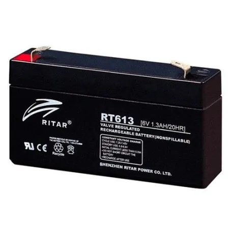 Battery Ritar RT613 1,3Ah 6V Rt RITAR - 1