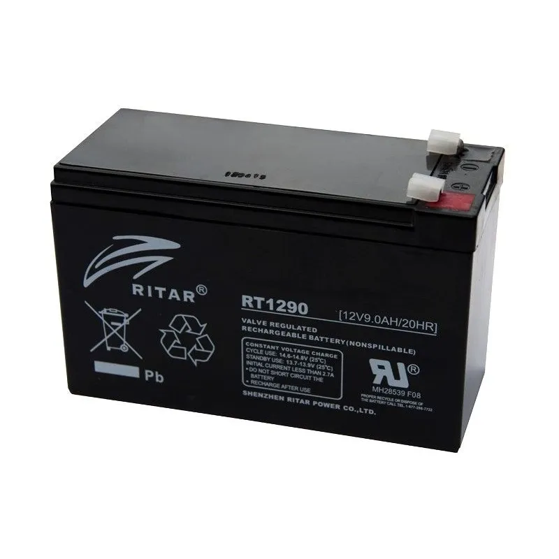Ritar RT1290. Batterie pour UPS Ritar 9Ah 12V