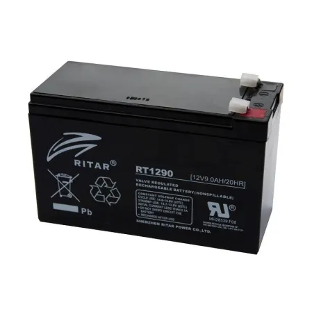 Batterie Ritar RT1290-F2 12V 9Ah Acide scellé de Plomb Ce Produit est Un Article de Remplacement de la Marque AJC® 