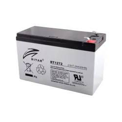 Battery Ritar RT1272 7,2Ah 12V Rt RITAR - 1
