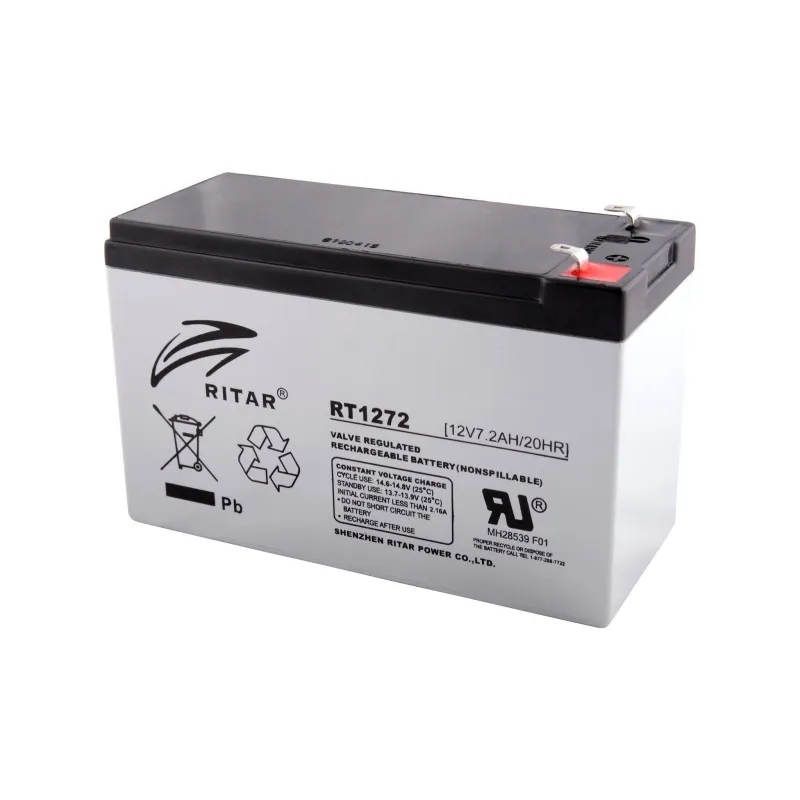 Ritar RT1272. Batterie pour UPS Ritar 7,2Ah 12V