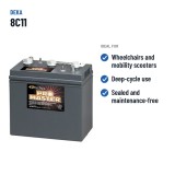 Rollstuhlbatterie Deka 8C11 6V 235Ah – empfohlene Einsatzbereiche