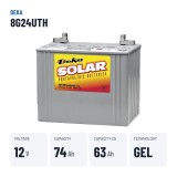 Batteria per carrozzina Deka 8G24UTH 12V 73.6Ah GEL – dati principali