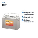 Batteria per carrozzina Deka 8G27 12V 88Ah GEL – usi consigliati