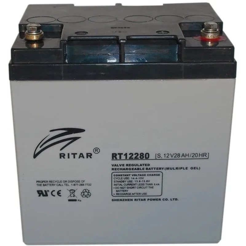 Battery Ritar RT12280S 28Ah 12V Rt RITAR - 1