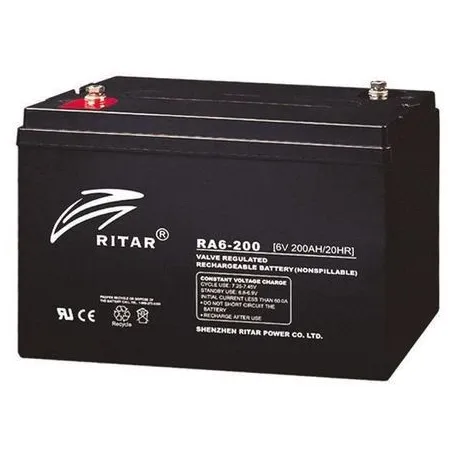Batería Ritar RA6-200 212Ah 6V Ra RITAR - 1