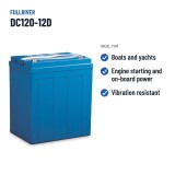 Batería náutica Fullriver DC120-12D 12V 120Ah 750A AGM – usos recomendados