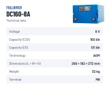 Marine battery Fullriver DC160-8A 8V 160Ah AGM – technical data