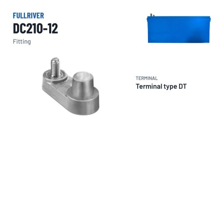 Batteria nautica Fullriver DC210-12 12V 210Ah 1180A AGM – terminali e fissaggio