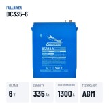 Bootsbatterie Fullriver DC335-6 6V 335Ah 1300A AGM – wichtigste Daten