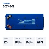 Bateria de caravana Fullriver DCG180-12 12V 180Ah AGM – dados principais