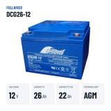 Wheelchair battery Fullriver DCG26-12 12V 26Ah AGM – key specs
