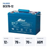 Wheelchair battery Fullriver DCG79-12 12V 79Ah AGM – key specs