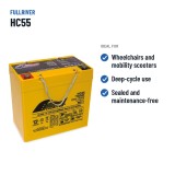 Batteria per carrozzina Fullriver HC55 12V 55Ah 620A AGM – usi consigliati