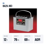 Wheelchair battery MK Powered 8A24 HEI 12V 79Ah AGM