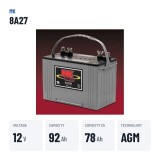 Batería de silla de ruedas MK Powered 8A27 12V 92Ah AGM – datos clave
