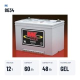 Wheelchair battery MK Powered 8G34 12V 60Ah GEL – key specs