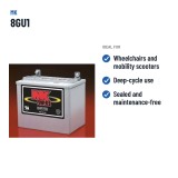 Rollstuhlbatterie MK Powered 8GU1 12V 31.6Ah GEL – empfohlene Einsatzbereiche