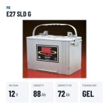 Batería de silla de ruedas MK Powered E27 SLD G 12V 88Ah GEL – datos clave
