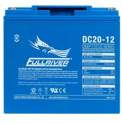 Battery Fullriver DC20-12 20Ah 135A 12V Dc FULLRIVER - 1