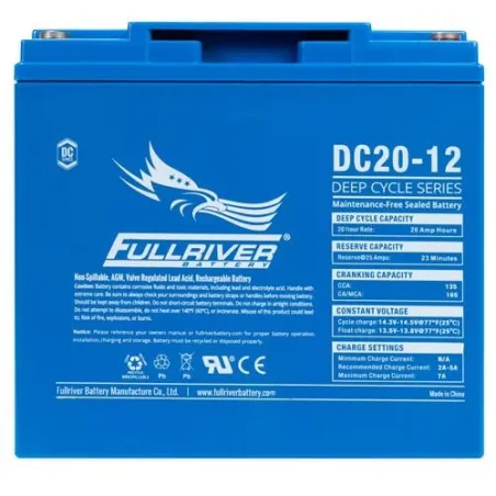 Batería Fullriver DC20-12 20Ah 135A 12V Dc FULLRIVER - 1
