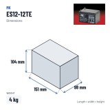 Batterie fauteuil roulant MK Powered ES12-12TE 12V 12Ah AGM