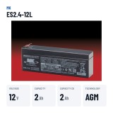 Batteria per carrozzina MK Powered ES2.4-12L 12V 2.4Ah AGM – dati principali