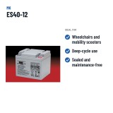 Batteria per carrozzina MK Powered ES40-12 12V 45Ah AGM – usi consigliati