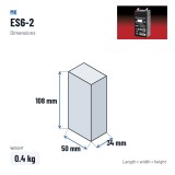 Batteria per carrozzina MK Powered ES6-2 2V 6Ah AGM – dimensioni 50 × 34 × 108 mm