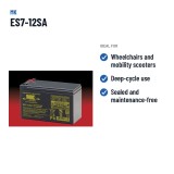 Rollstuhlbatterie MK Powered ES7-12SA 12V 7Ah AGM – empfohlene Einsatzbereiche