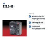 Batteria per carrozzina MK Powered ES8.2-6S 6V 9Ah AGM – usi consigliati