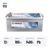 LKW-Batterie Varta M12 12V 180Ah 1400A | baterias.com
