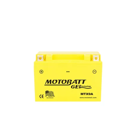 Battery Motobatt YTX9BS MTX9A 9Ah 140A 12V Super Gel MOTOBATT - 1