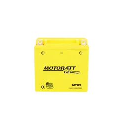 Batería Motobatt MTX9 9Ah 125A 12V Super Gel MOTOBATT - 1