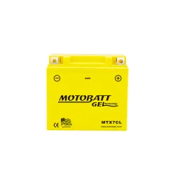 Motobatt MTX7CL. Bateria de motocicleta Motobatt 7Ah 12V