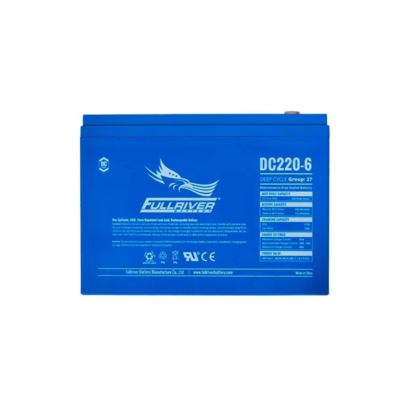 Battery Fullriver DC220-6 220Ah -A 6V Dc FULLRIVER - 1