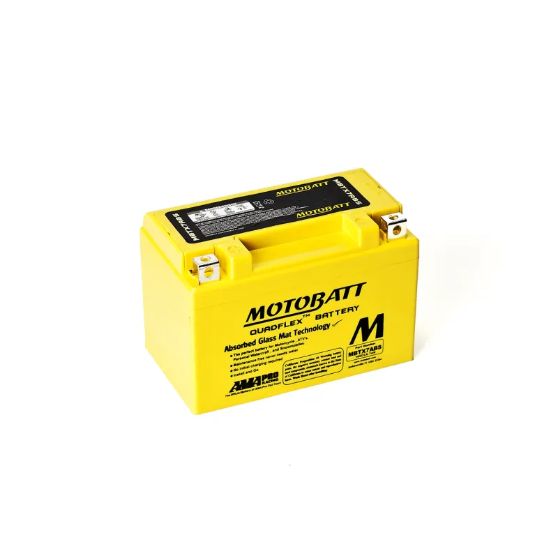 Battery Motobatt YTX7ABS MBTX7ABS 8Ah 105A 12V Quadflex MOTOBATT - 1