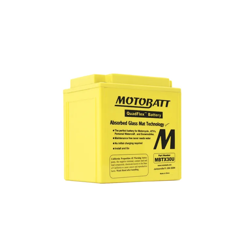 Battery Motobatt MBTX30U 32Ah 385A 12V Quadflex MOTOBATT - 1