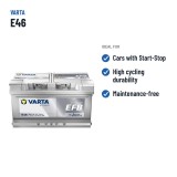 Batteria Start-Stop Varta E46 12V 75Ah 730A EFB – usi consigliati