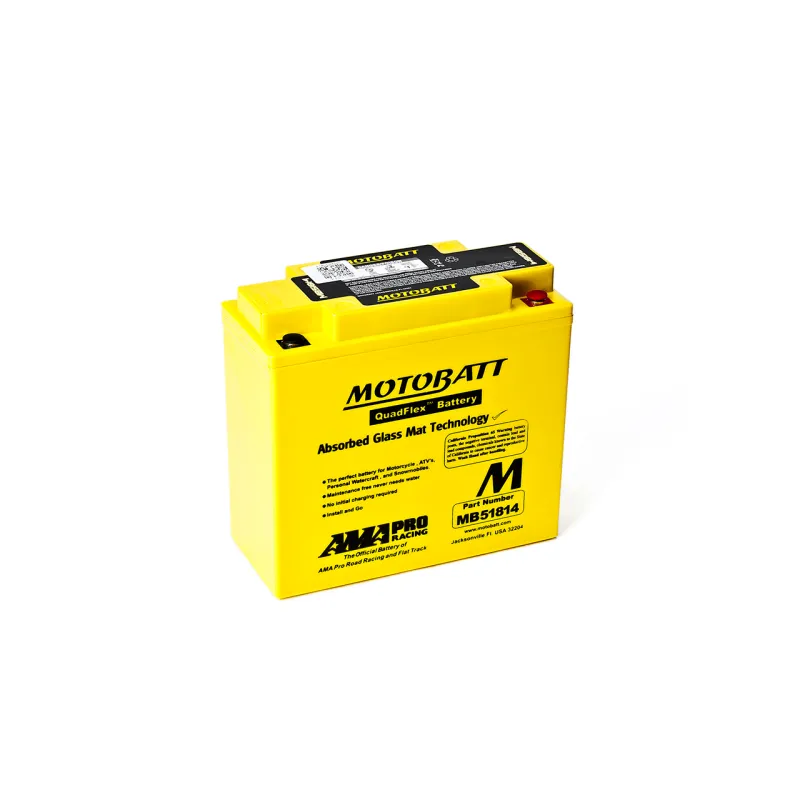 Battery Motobatt 51814-51913 MB51814 22Ah 220A 12V Quadflex MOTOBATT - 1