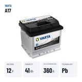 Autobatterie Varta A17 12V 41Ah 360A | baterias.com
