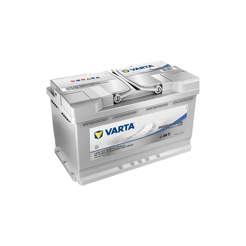 Batteria Varta LA80 80Ah 800A 12V Professional Deep Cycle Agm VARTA - 1