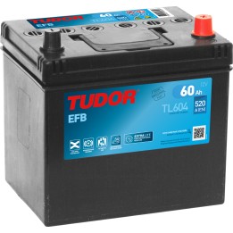 Battery TUDOR TL604 12V 60Ah 520A EFB