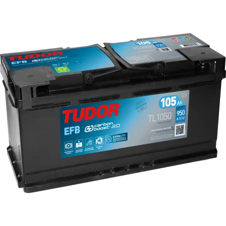 Tudor TL1050. Batteria auto start-stop Tudor 105Ah 12V