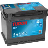 Batteria TUDOR TK620 12V 60Ah 680A AGM