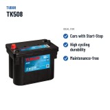 Batteria Start-Stop Tudor TK508 12V 50Ah 800A AGM | baterias.com