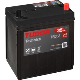 Bateria TUDOR TB356 12V 35Ah 240A polaridade J0